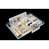 長沙3D戶型圖渲染|機房會議室|全屋定制果圖制作