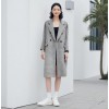 溫碧霞自創IRENENA服裝秋冬新韓版毛呢外套灰呢子大衣